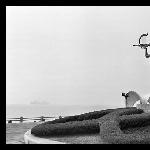 胶片——（黑白）小青岛图片 自然风光 风景图片