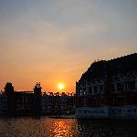 荷兰村&#;落日图片 自然风光 风景图片