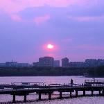 日落西城图片 自然风光 风景图片