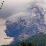 从太空看到的火山爆发(续)图片 自然风光 风景图片