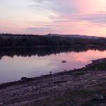 额尔吉斯河的黄昏图片 自然风光 风景图片