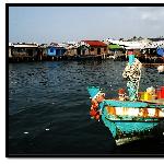 柬埔寨－蚌信港－渔村码头图片 自然风光 风景图片