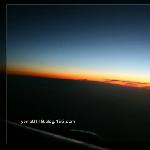飞机上迎来的朝霞图片 自然风光 风景图片