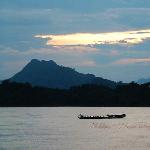 夕照湄公河图片 自然风光 风景图片