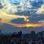 芳村日出图片 自然风光 风景图片