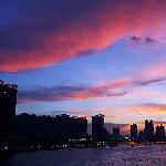 海印桥的晚霞图片 自然风光 风景图片