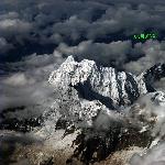 西藏即景四《云中雪峰》图片 自然风光 风景图片