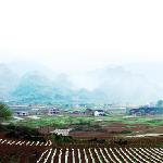 云雾润山村图片 自然风光 风景图片