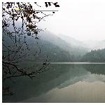 雾雨石门图片 自然风光 风景图片