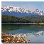 作客洛矶山--Patricia Lake图片 自然风光 风景图片