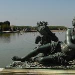,凡尔赛宫里的青色雕塑选图片 自然风光 风景图片