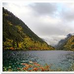 九寨炫色——绚丽的山和流淌的水图片 自然风光 风景图片