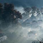 山村雾晨图片 自然风光 风景图片