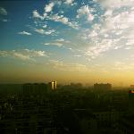 都市朝霞图片 自然风光 风景图片