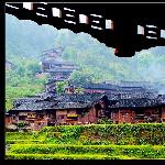 苗寨晨景图片 自然风光 风景图片