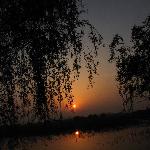 茶坛岛夕阳图片 自然风光 风景图片