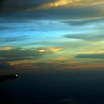 飞机上的晚霞图片 自然风光 风景图片