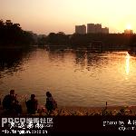 夕边垂钓图片 自然风光 风景图片