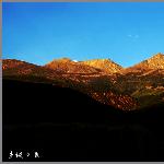 乡城夕照图片 自然风光 风景图片