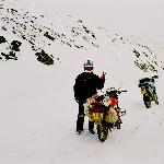 雪中翻越青海南山(骑向黄河源)图片 自然风光 风景图片