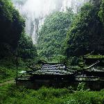 山谷里的客栈图片 自然风光 风景图片