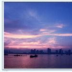 暮霭.赣江图片 自然风光 风景图片