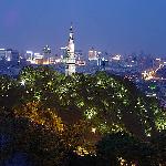 宝石山夜景图片 自然风光 风景图片