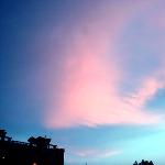 窗前晚霞过图片 自然风光 风景图片