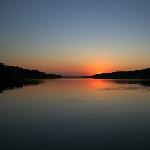 鹰湖夕照图片 自然风光 风景图片