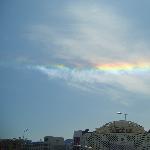 下午罕见的五彩祥云图片 自然风光 风景图片