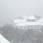 风雪烟水亭图片 自然风光 风景图片