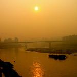 嘉陵江落日图片 自然风光 风景图片
