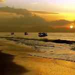 三亚湾日出图片 自然风光 风景图片