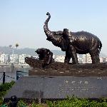 韶城雕塑图片 自然风光 风景图片