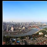 鸟瞰江城图片 自然风光 风景图片