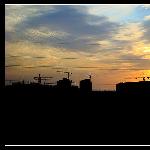 月亮湾的夕阳图片 自然风光 风景图片