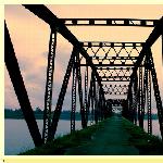铁桥印象图片 自然风光 风景图片