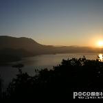 女儿国沪沽湖的日出全景图片 自然风光 风景图片
