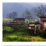 《春回婺源》--双河桥上的图片 自然风光 风景图片
