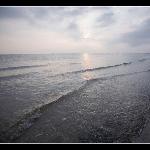 北海夕阳下图片 自然风光 风景图片