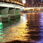 沿江霓虹图片 自然风光 风景图片