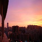 阳台外的光影图片 自然风光 风景图片