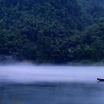 清凉一夏，雾漫小东江。图片 自然风光 风景图片