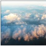 远眺的雾蒙云朵图片 自然风光 风景图片