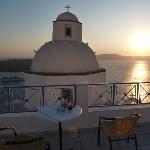 陶醉在圣托里尼（Santorini）的日落时光图片 自然风光 风景图片