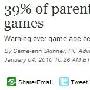 39%的家长允许孩子玩成人级游戏