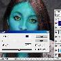 Photoshop把人物头像处理成阿凡达效果(2)