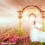 Photoshop打造圣洁唯美的天使婚片
