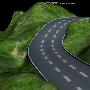 3ds Max等高线制作山路建模