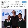 庆祝Win10正式版发布，纳德拉去肯尼亚学校做义工